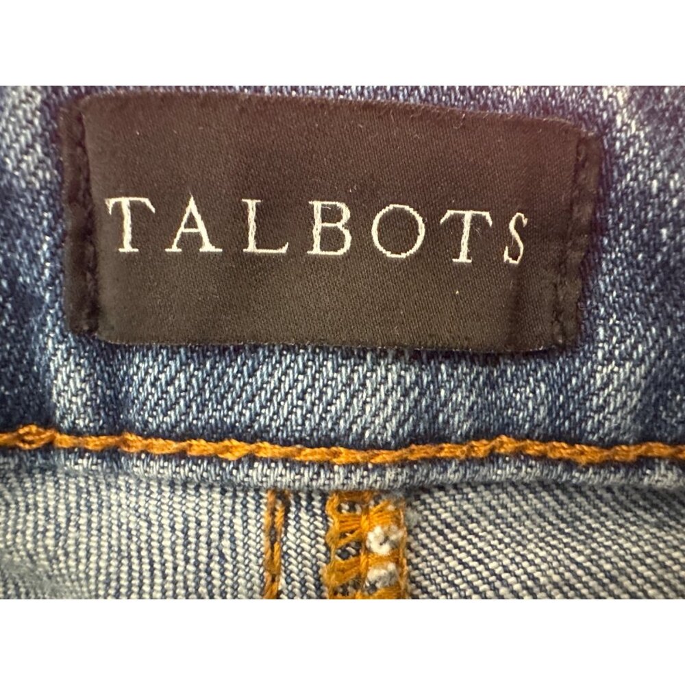 Talbots Size Small Jeans Straight Leg Denim Blue Cotton - Picture 4 of 13